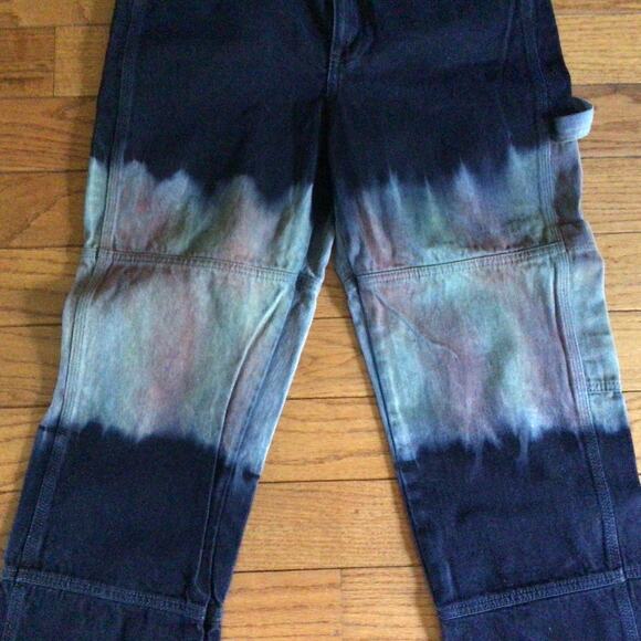 BDG Tie-Dye Straight Leg Carpenter Jeans - Picture 6 of 9